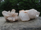 Natural Madagascar Quartz Clusters x 2 From Madagascar - TopRock
