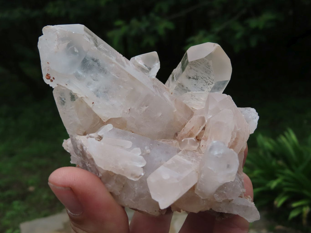 Natural Madagascar Quartz Clusters x 2 From Madagascar - TopRock