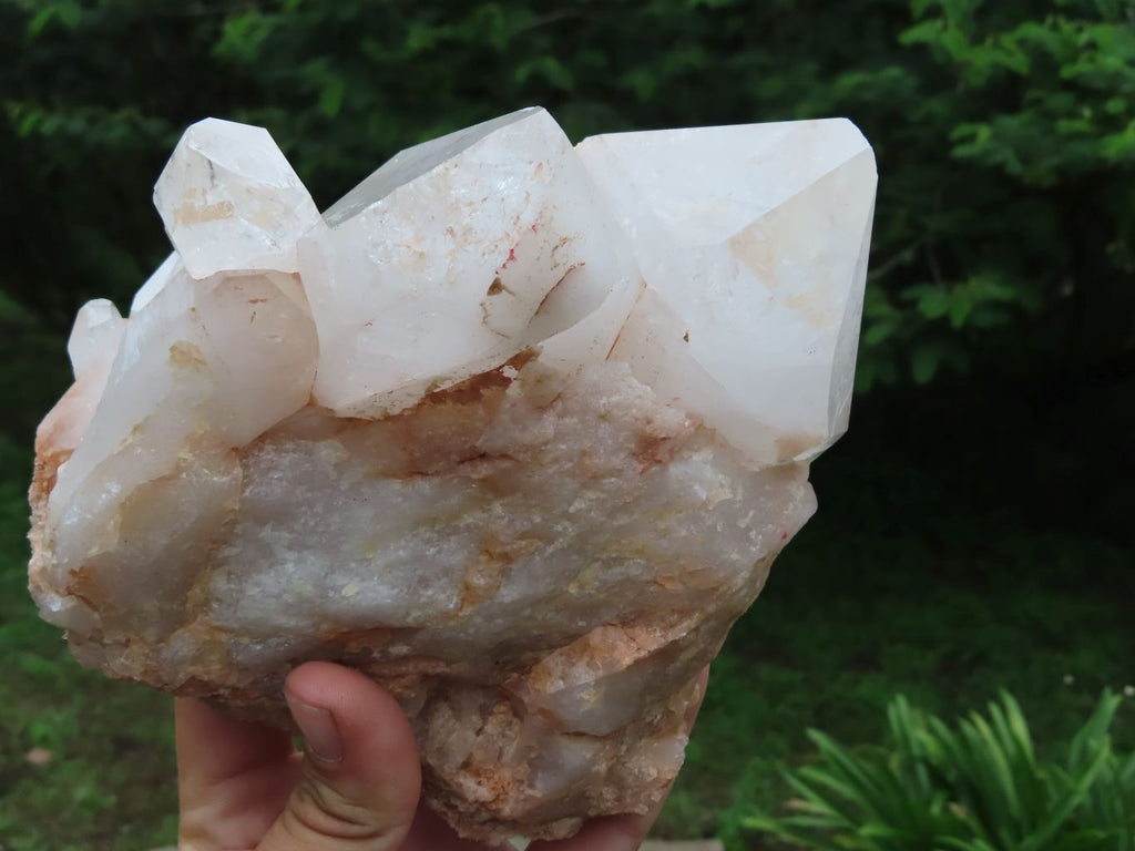 Natural Madagascar Quartz Clusters x 2 From Madagascar - TopRock