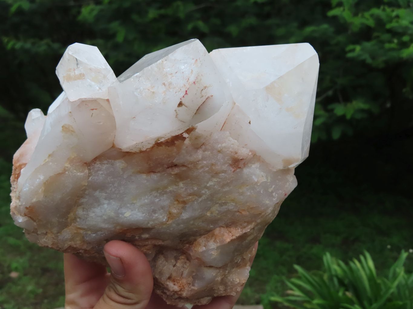 Natural Madagascar Quartz Clusters x 2 From Madagascar - TopRock