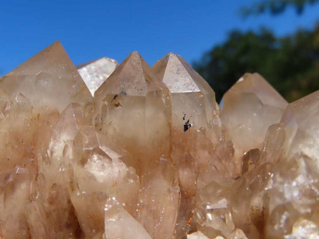 Natural Smokey Phantom Quartz Cluster x 1 From Lwena, Congo - TopRock