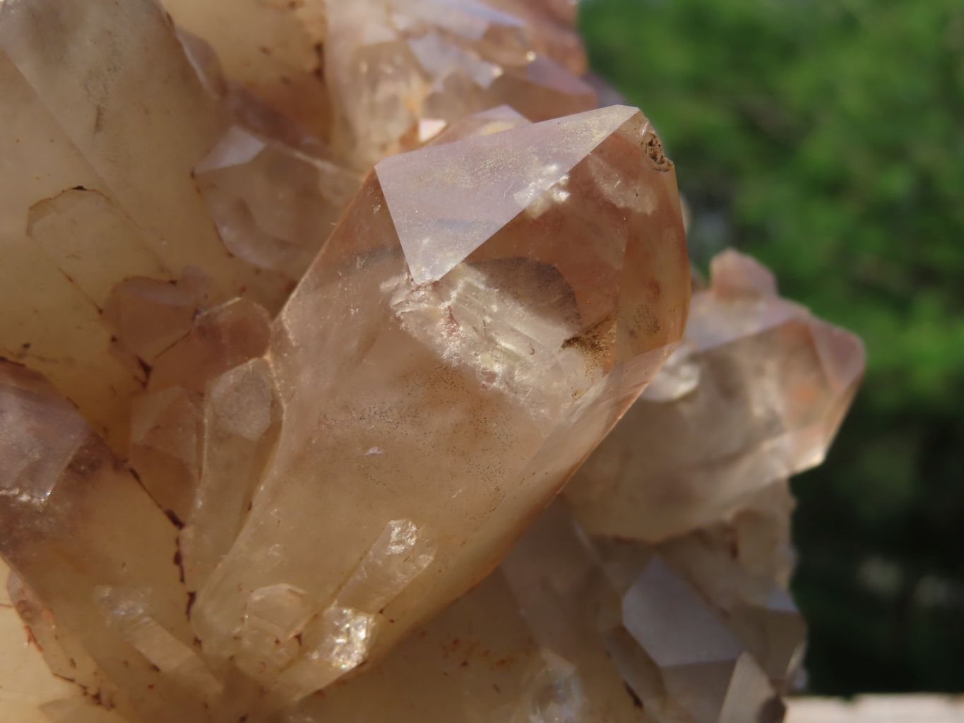 Natural Hematoid Quartz Cluster x 1 From Karoi, Zimbabwe - TopRock