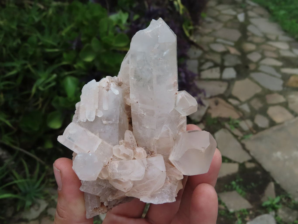 Natural Madagascar Quartz Clusters x 2 From Madagascar - TopRock