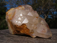 Natural Hematoid Phantom Quartz Clusters x 3 From Karoi, Zimbabwe - TopRock