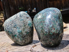 Polished Emeralds In Matrix Standing Free Form x 2 From Sandawana, Zimbabwe - TopRock