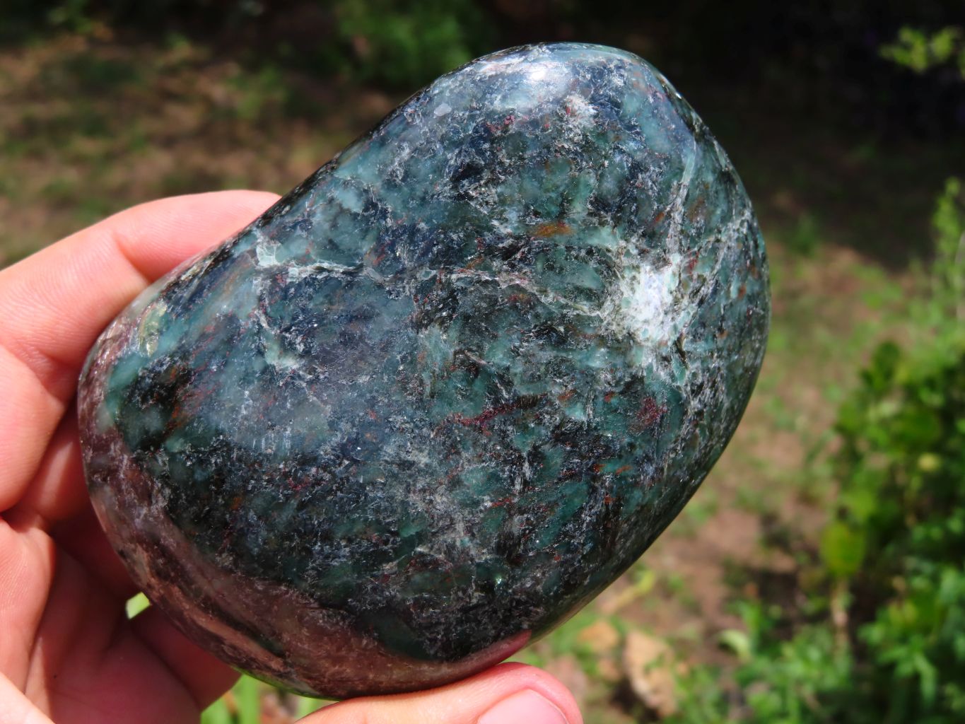 Polished Emeralds In Matrix Standing Free Form x 2 From Sandawana, Zimbabwe - TopRock