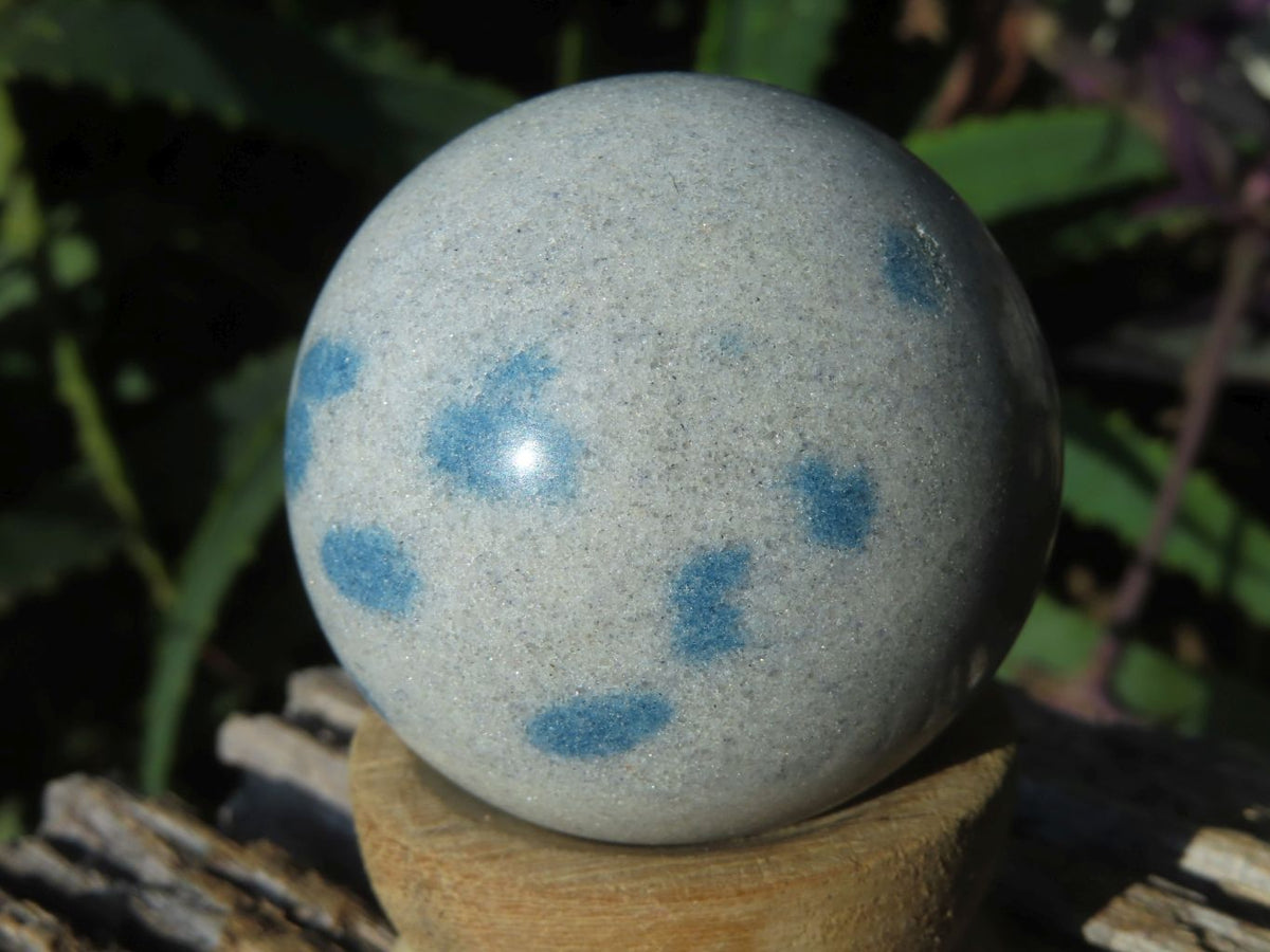 Polished Blue Spotted Spinel Spheres x 6 From Madagascar - TopRock