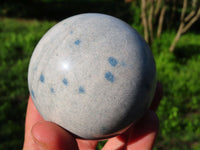 Polished Blue Spotted Spinel Spheres x 4 From Madagascar - TopRock