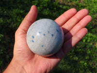 Polished Blue Spotted Spinel Spheres x 4 From Madagascar - TopRock