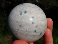 Polished Blue Spotted Spinel Spheres x 4 From Madagascar - TopRock
