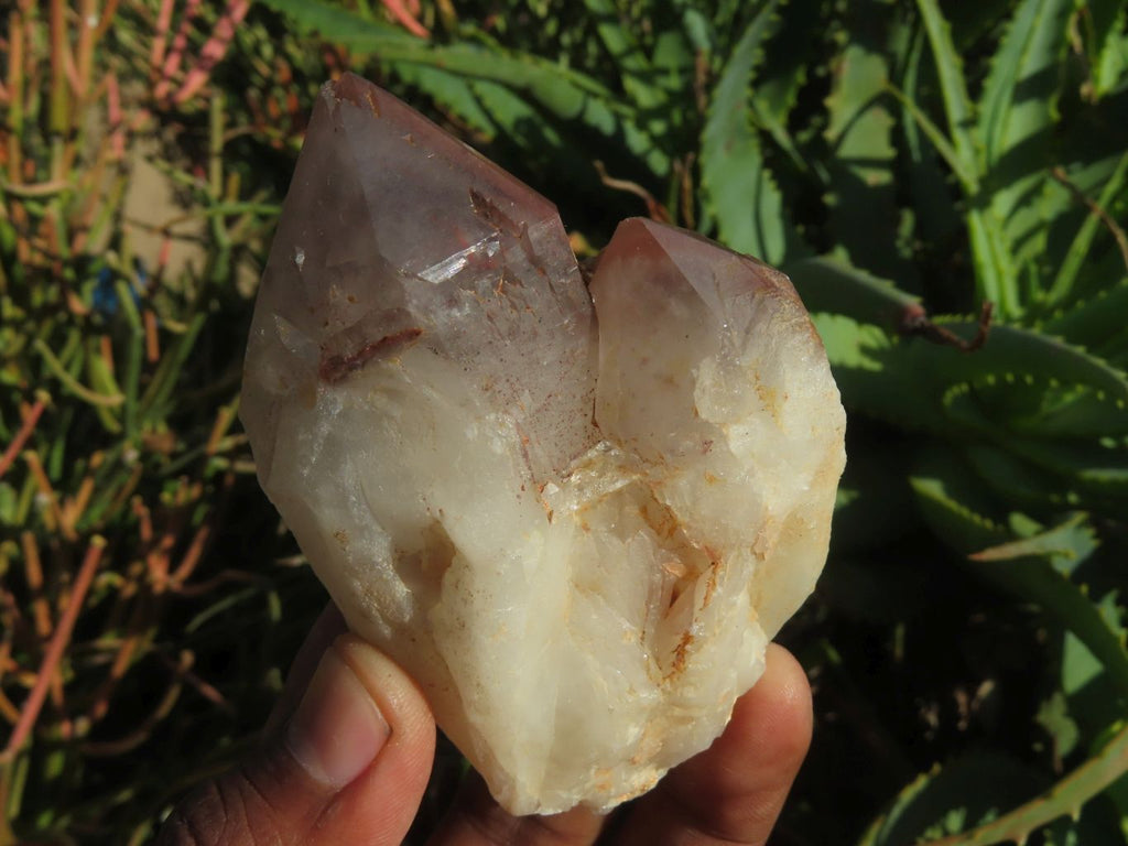 Natural Red Hematoid Quartz Crystals x 4 From Zimbabwe - TopRock