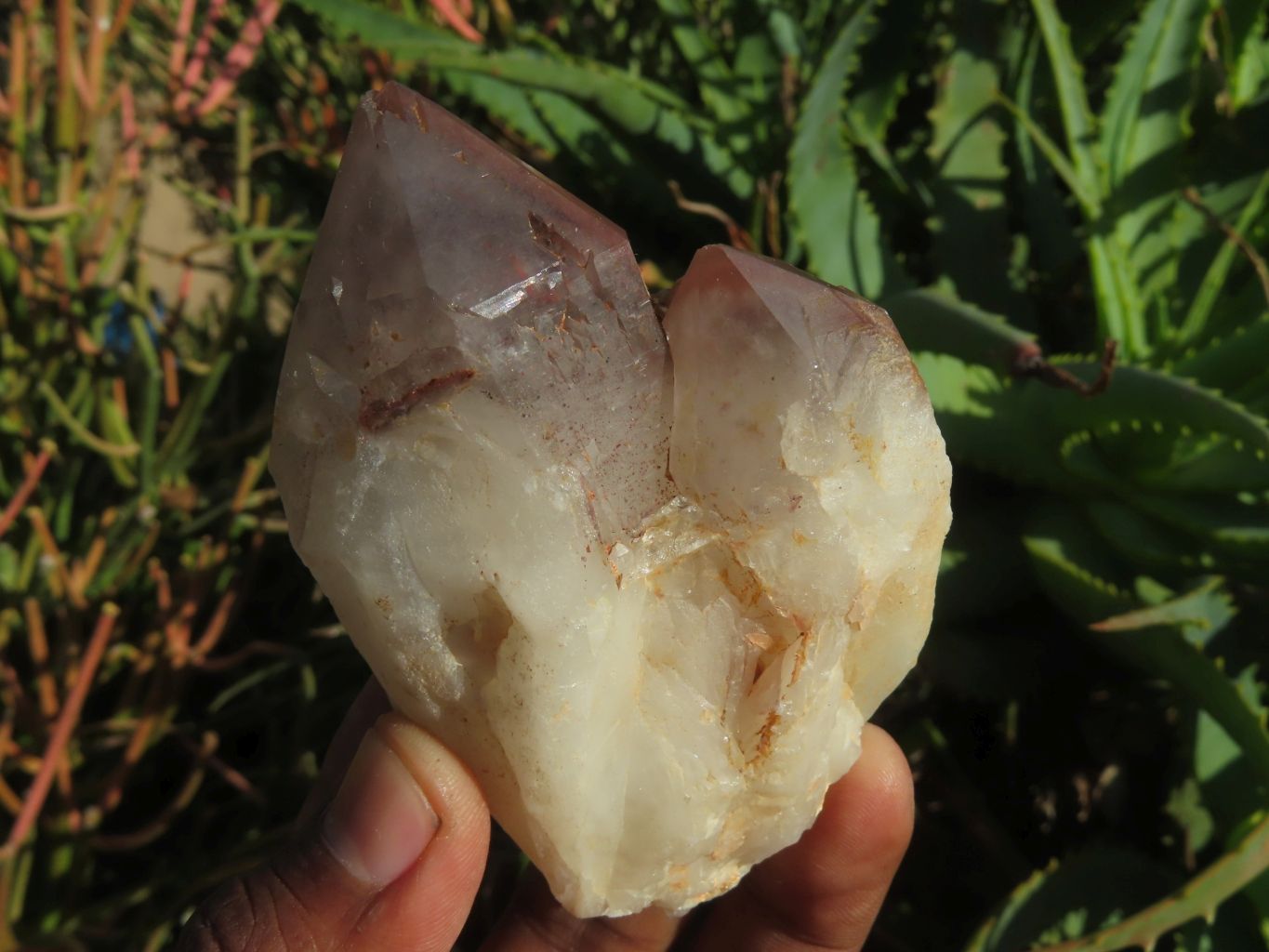 Natural Red Hematoid Quartz Crystals x 4 From Zimbabwe - TopRock