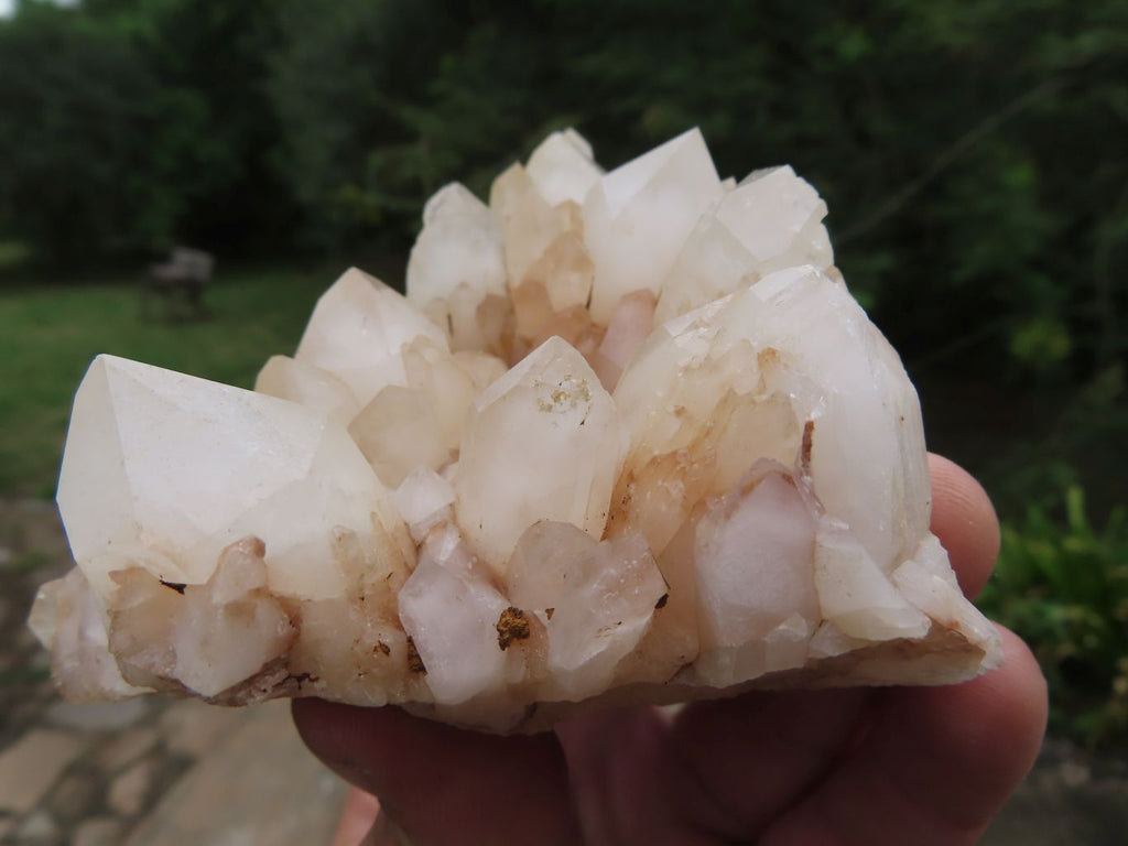 Natural Small Décor Quartz Cluster Specimens x 3 From Madagascar - TopRock