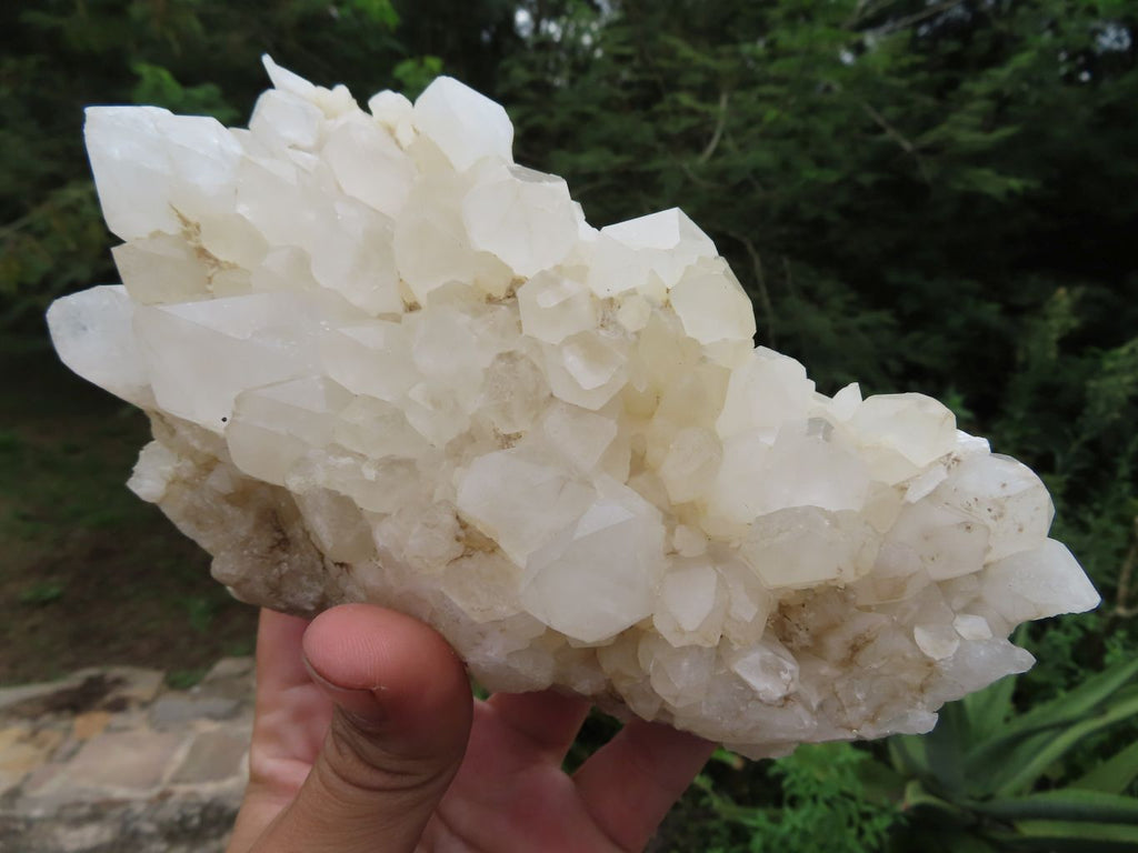 Natural Small Décor Quartz Cluster Specimens x 3 From Madagascar - TopRock