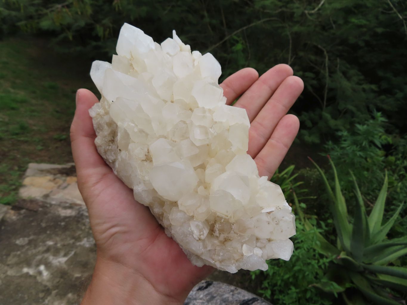 Natural Small Décor Quartz Cluster Specimens x 3 From Madagascar - TopRock