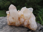 Natural Small Décor Quartz Cluster Specimens x 3 From Madagascar - TopRock