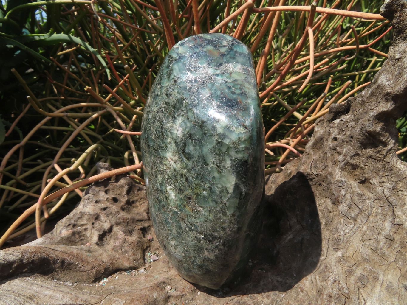 Polished Emeralds In Matrix Free Form x 1 From Zimbabwe - TopRock