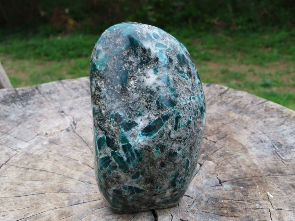 Polished Emeralds In Matrix Free Form x 1 From Sandawana, Zimbabwe - TopRock