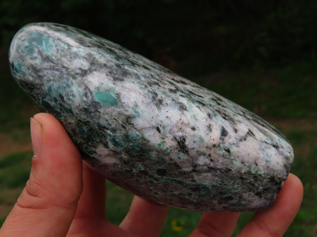 Polished Emeralds In Matrix Free Form x 1 From Sandawana, Zimbabwe - TopRock