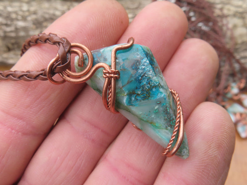 Ajoite pendant sales