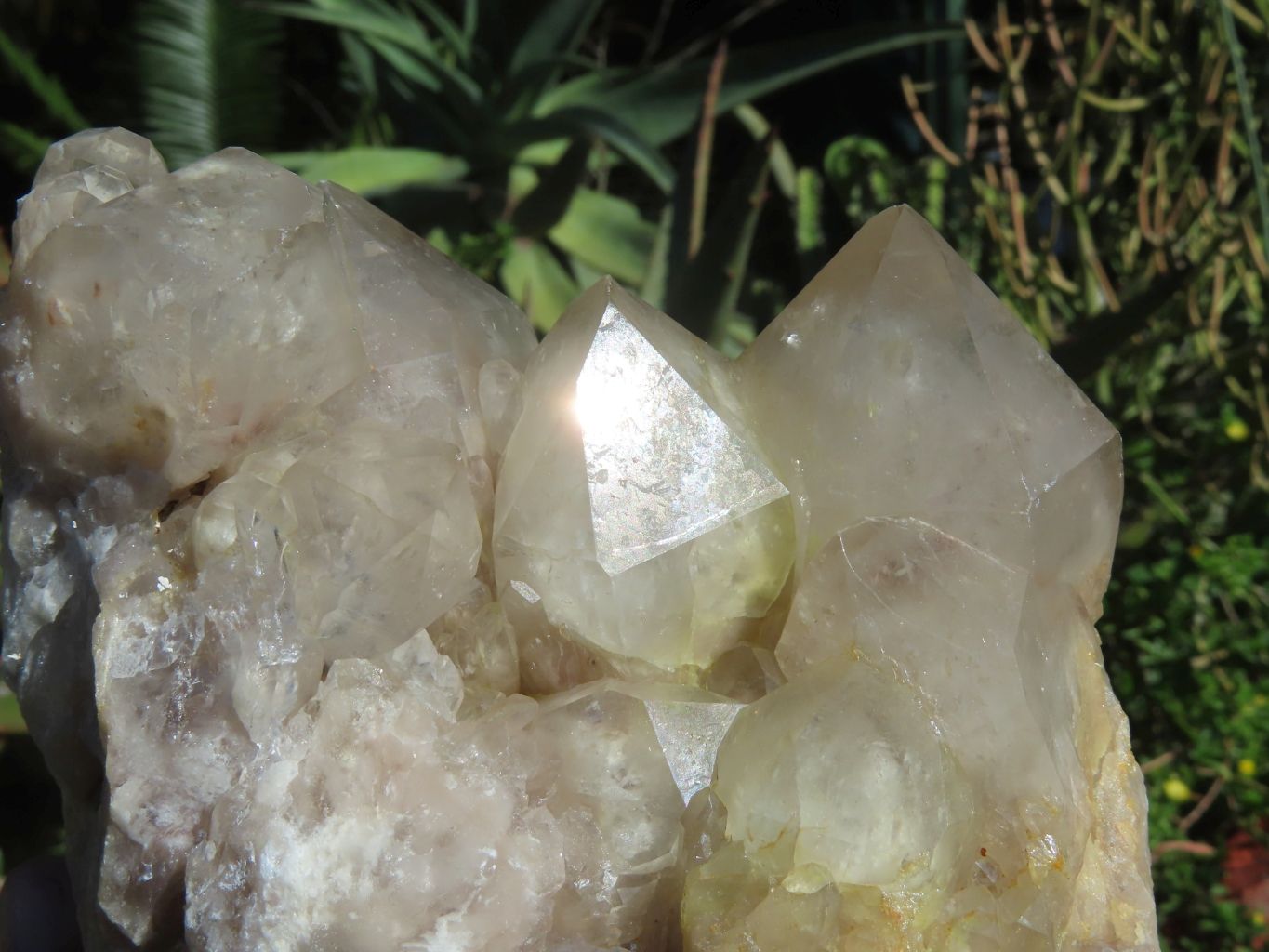 Natural Smokey Phantom Quartz Cluster x 1 From Lwena, Congo - TopRock