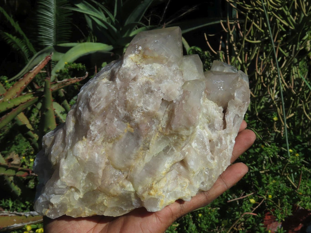 Natural Smokey Phantom Quartz Cluster x 1 From Lwena, Congo - TopRock