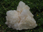 Natural Cascading White Phantom Quartz Splayed Fir Clusters x 2 From Ambatfinhandrana, Madagascar - TopRock