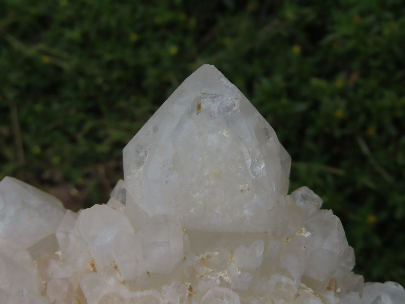 Natural Cascading White Phantom Quartz Splayed Fir Clusters x 2 From Ambatfinhandrana, Madagascar - TopRock