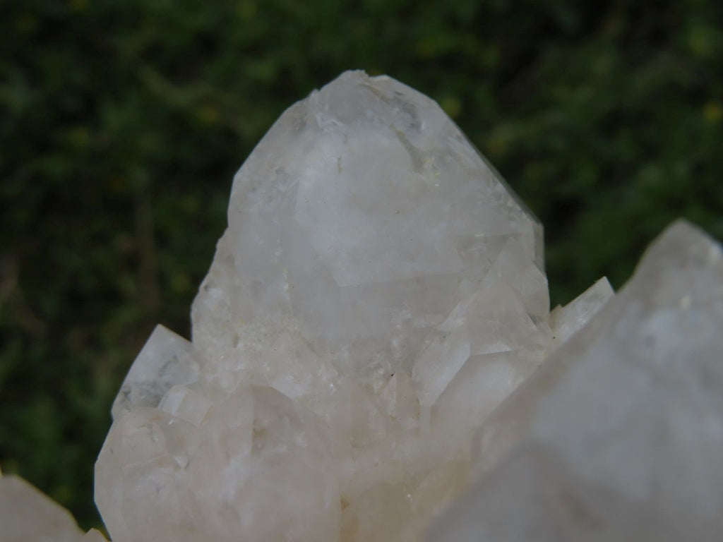 Natural Cascading White Phantom Quartz Splayed Fir Clusters x 2 From Ambatfinhandrana, Madagascar - TopRock